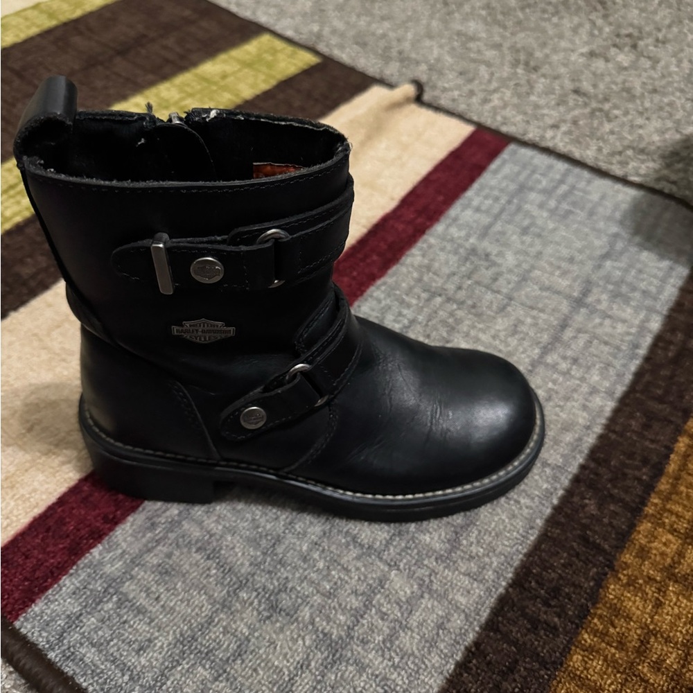 Harley-Davidson Black Ankle Boots - Picture 3 of 3
